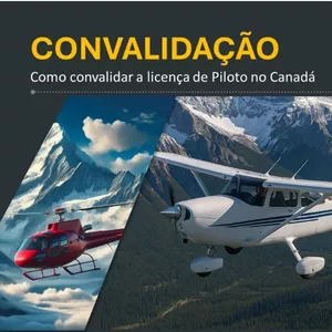 Imagem de capa para o Curso online Como convalidar sua licença de Piloto no Canadá
