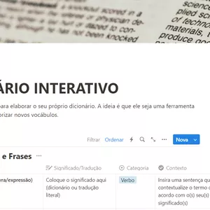 Imagem de capa para o Curso online Dicionário Interativo - Línguas Estrangeiras