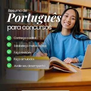 Imagem de capa para o Ebook Resumo de Português Para Concursos