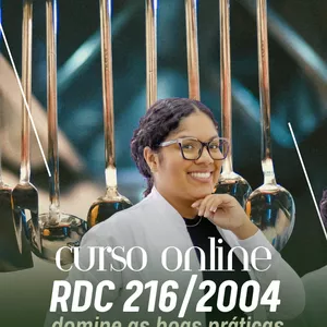 Imagem de capa para o Curso online RDC 216/2004 ANVISA &amp; Boas Práticas de Manipulação de Alimentos 