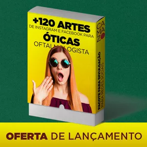 Imagem de capa para o Curso online Pacote de Post para Óticas - CMZ