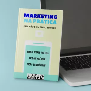 Imagem de capa para o Ebook Marketing na Prática - Do zero à Prática
