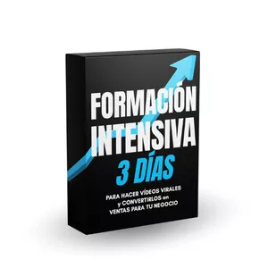 Imagen de portada para Curso online FORMACIÓN INTENSIVA: 3 DÍAS para HACER VÍDEOS VIRALES y CONVERTIRLOS EN VENTAS PARA TU NEGOCIO