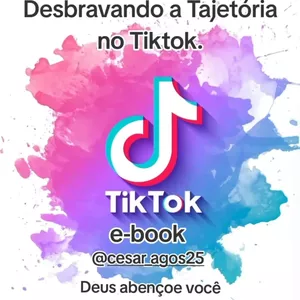 Imagem de capa para o Ebook Desbravando a Trajetória no Tiktok 
