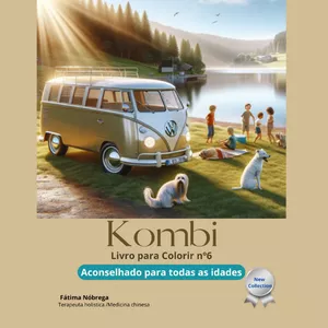 Imagem de capa para o Ebook Livro de colorir Kombi