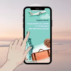 Imagem de capa para o Ebook Descomplicando o Turismo No Instagram