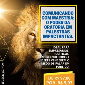 Imagem de capa para o Ebook COMUNICANDO COM MAESTRIA: O Poder da Oratória em Palestras Impactantes. Vença o medo de falar em público.