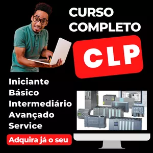 Imagem de capa para o Ebook TREINAMENTO CLP COMPLETO Plataforma Step7 &amp; PCS7 da SIEMENS EBOOK