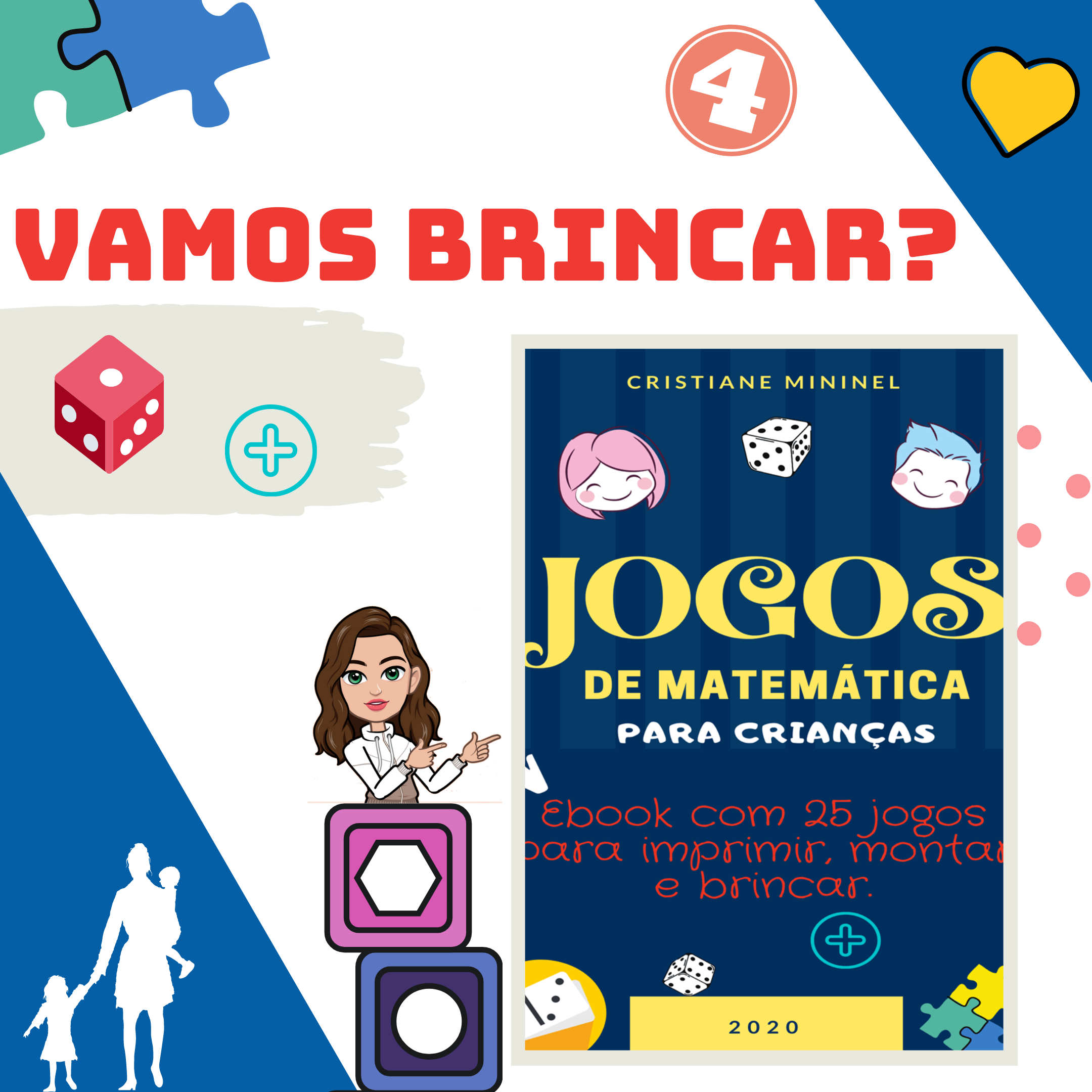 Imagem do curso Jogos de matemática para crianças.