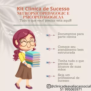 Imagem de capa para o Ebook Kit Clinica Psicopedagogica e Neuropsicopedagogica de Sucesso