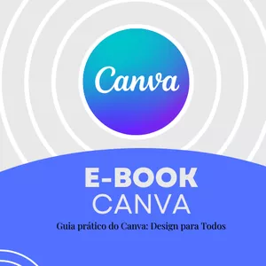 Imagem de capa para o Curso online ebook canva- guia prático