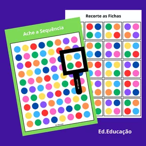 Imagem de capa para o Ebook Ache a Sequência - Ed.Educação