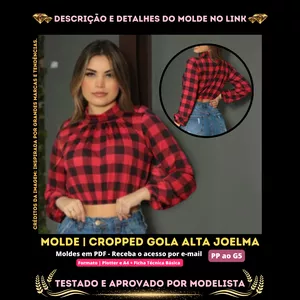 Imagem de capa para o Curso online ✨[Molde em PDF] - Cropped Gola Alta Joelma ID 4122419 
