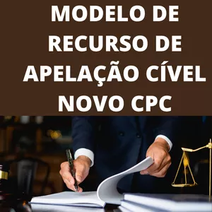 Imagem de capa para o Ebook Modelo de Apelação Cível. Ilegitimidade Passiva do Apelante.
