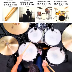 Imagem do curso Método para Bateria – Volumes 1, 2, 3 e 4