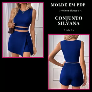 Imagem de capa para o Ebook MOLDE CONJUNTO SILVANA PLUS SIZE