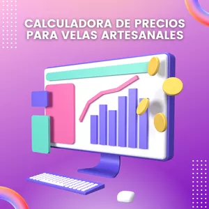 Imagen de portada para Curso online Calculadora de precios para velas artesanales