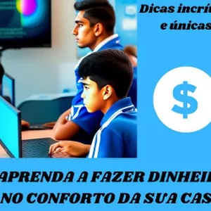 Imagem de capa para o Ebook APRENDA A FAZER DINHEIRO NO CONFORTO DA SUA CASA 