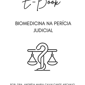 Imagem de capa para o Ebook E-Book Biomedicina na Perícia Judicial