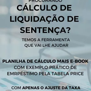 Imagem de capa para o Ebook Tabela Price Financiamento Veículo Empréstimo 60 meses Gera Tabela SAC e Gauss