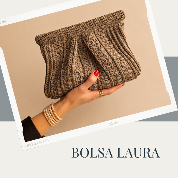 Bolsa Laura - Curso de Crochê>