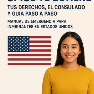 Imagen de portada para Ebook Qué Hacer si ICE Te Detiene – Tus Derechos, el Consulado y Guía Paso a Paso