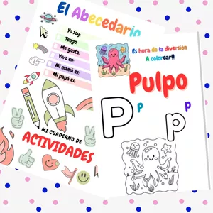 Imagen de portada para Ebook Abecedario Infantil: Colorea y Descubre