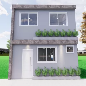 Imagem de capa para o Curso online Arquivos do projeto de  Sobrado moderno para terreno 5x5 REF.138