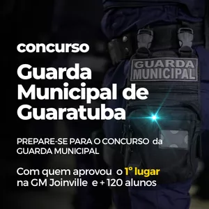 Imagem do curso CURSO PRESENCIAL Preparatório Concurso GM de Guaratuba/PR 