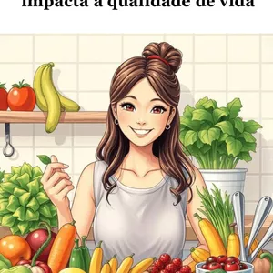 Imagem de capa para o Ebook A importância da nutrição saudável e como a alimentação impacta a qualidade de vida