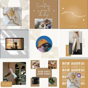 Imagen de portada para Ebook Aesthetic Insta Templates Pack