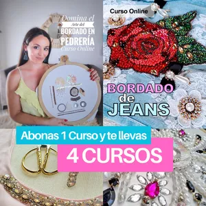 Imagen de portada para Ebook Aprende Técnicas Básicas y Avanzadas de Bordado en Pedrería