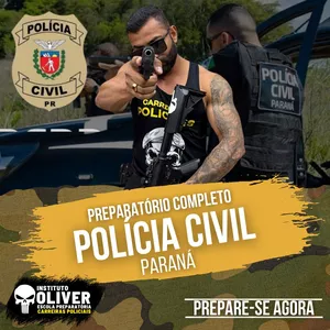 Imagem de 👮‍♂️Preparatório Completo POLÍCIA CIVIL do Paraná 👮‍♂️ PCPR - Instituto Óliver criado por Instituto Óliver Escola Preparatória Carreiras Policiais na hotmart