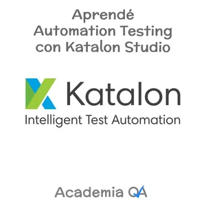 Imagem principal do produto Curso de Automation Testing con Katalon Studio