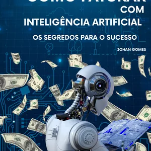 Imagem de capa para o Ebook COMO GANHAR GANHAR DINHEIRO COM IA