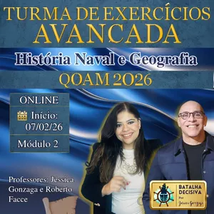 Imagem de capa para o Curso online QOAM - TURMA AVANÇADA DE EXERCÍCIOS: HISTÓRIA E GEOGRAFIA - MÓDULO 2