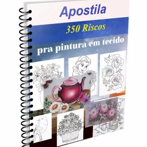 Imagem principal do produto APOSTILA DE RISCOS PARA PINTURA EM TECIDO