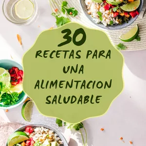 Imagen de portada para Ebook 30 recetas para una alimentación saludable