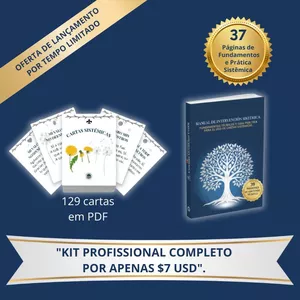 Imagem de capa para o Ebook Cartas Sistêmicas: Kit Profissional de Constelações Familiares e Abordagem Sistêmica
