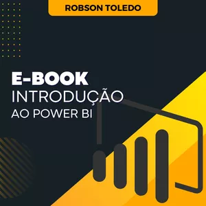 Imagem de capa para o Ebook Curso Introdução ao Power BI - Pratique com este E-book. 