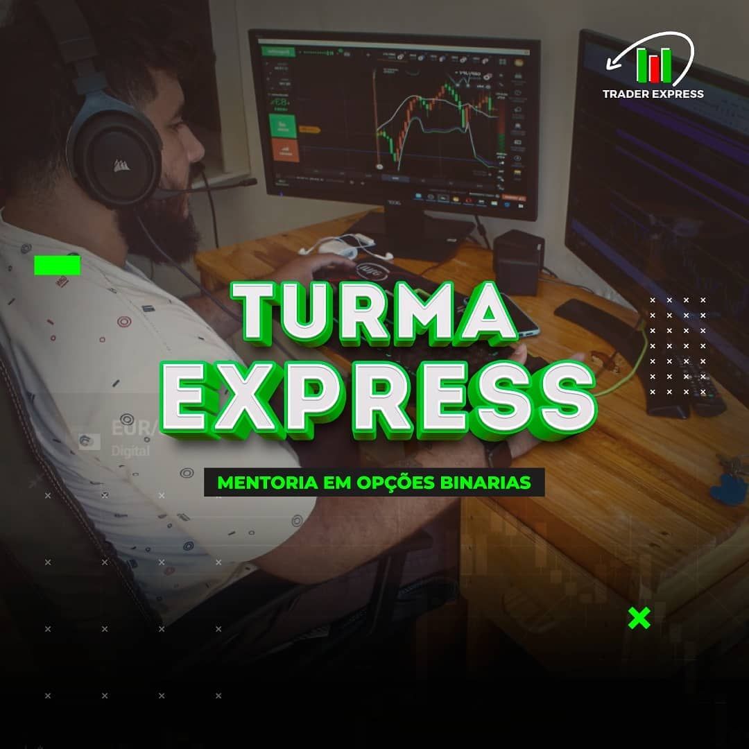 Curso MENTORIA EM OPÇÕES BINÁRIAS do ZERO - Turma express - Operando ao vivo comigo.
