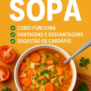 Imagem de capa para o Ebook Sopa para emagrece