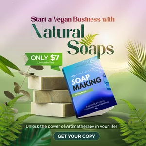Cover image for Ebook Vegan Natural Soap Making Guide