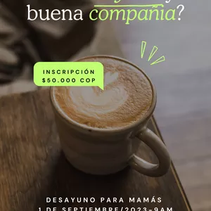 Imagen de portada para Evento presencial Desayuno para mamás