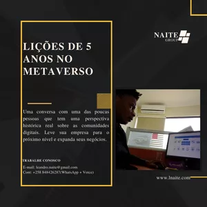Imagem de capa para o Ebook Lições de 5 anos no metaverso