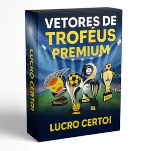 Imagem do curso Pack 90 Vetores de Troféus Premium