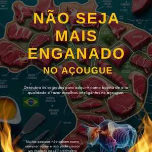 Imagem de capa para o Ebook Chega de Pagar Caro! Aprenda a Comprar Carne com Economia