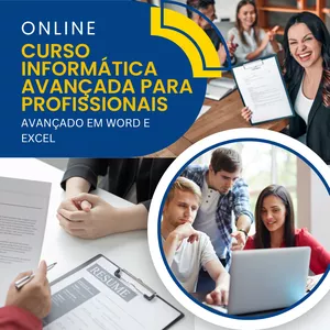 Imagem de capa para o Curso online Curso Informática Avançada para Profissionais