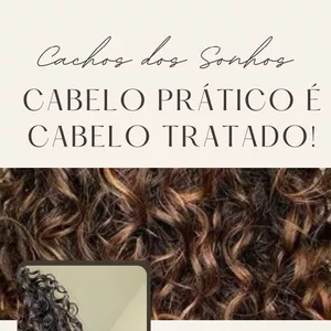 Imagem de capa para o Ebook TENHA OS CACHOS DOS SONHOS 