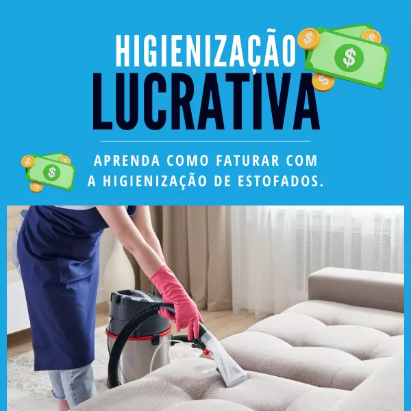 Higienização lucrativa - Guia definitivo para higienização profissional de estofados